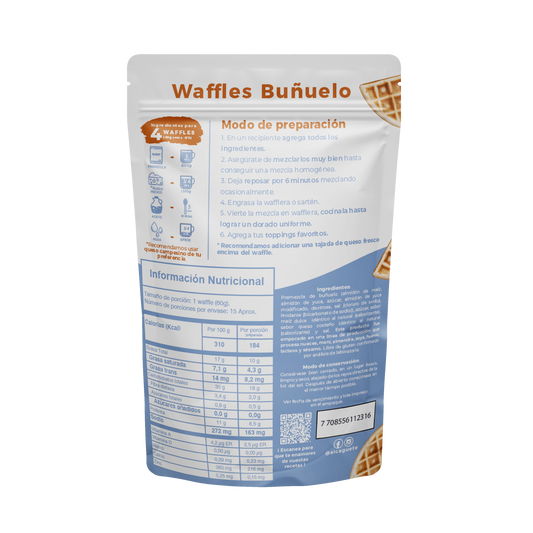 Premezcla Waffles Buñuelo Alcaguete  380g