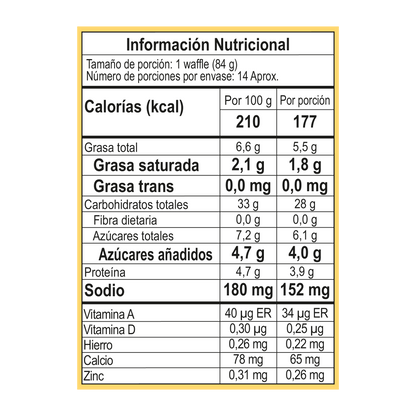 Premezcla waffles de Almojabana 400g