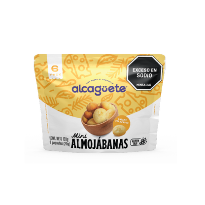 6 Pack Mini Almojabanas Alcaguete x 120g