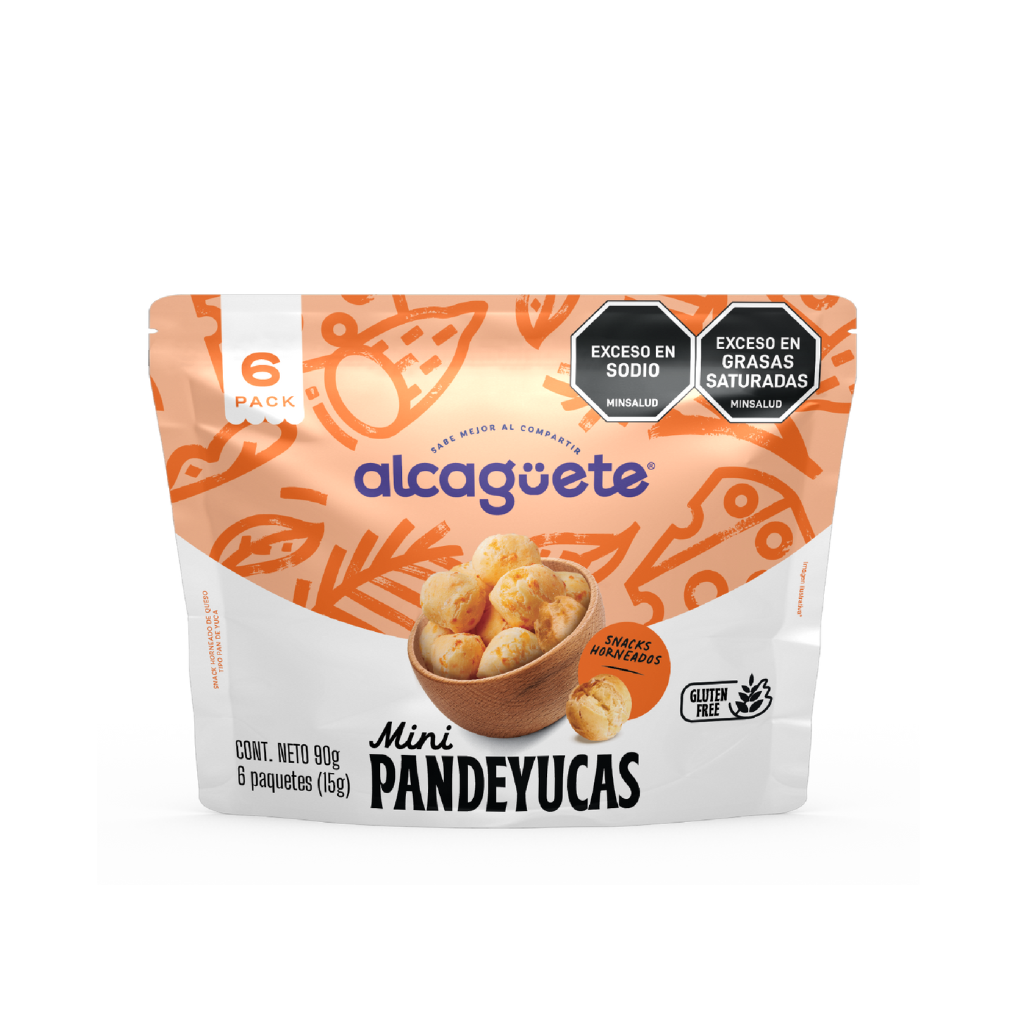 6 Pack Mini Pandeyucas Alcaguete x 90g