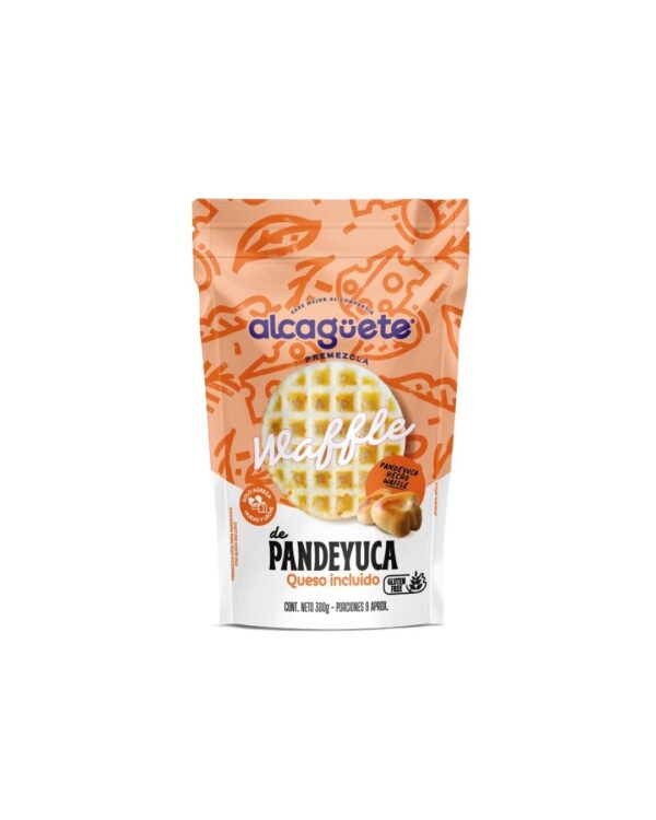 Premezcla Waffles Pandeyuca con Queso incluido 300g