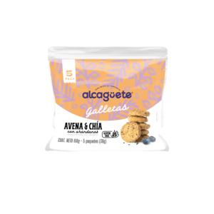 5 Pack Galleta de Avena y Chia Alcaguete