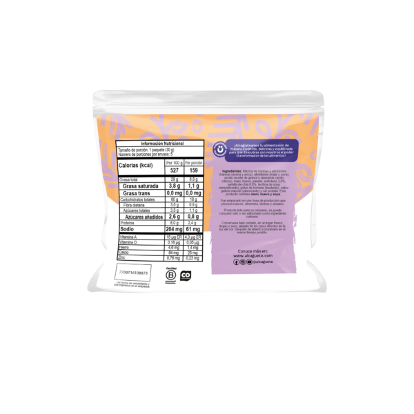 5 Pack Galleta de Avena y Chia Alcaguete