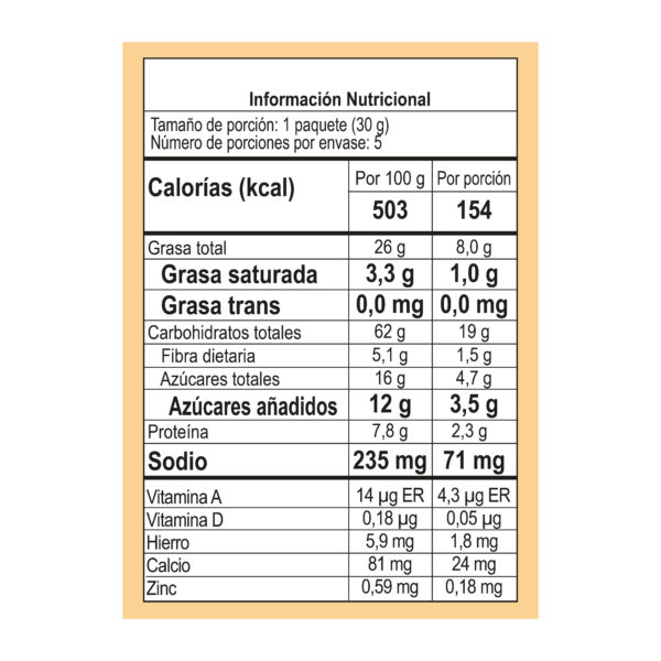 5 Pack Galletas Nibs de Cacao