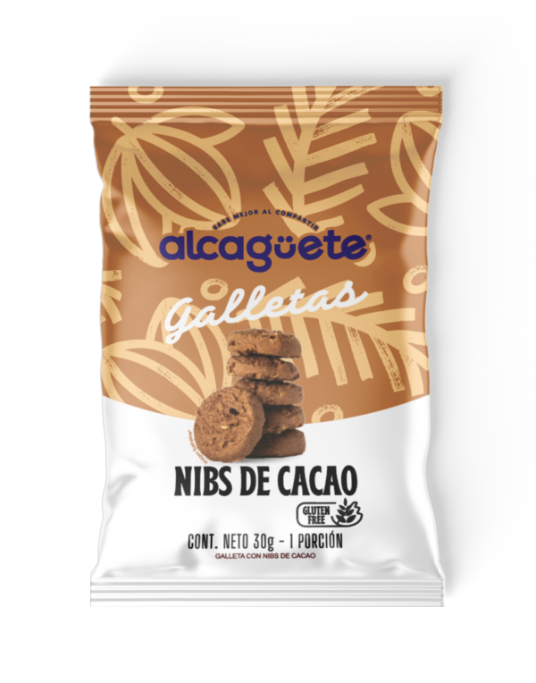5 Pack Galletas Nibs de Cacao