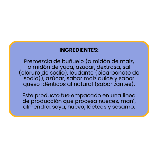 Premezcla Waffles Buñuelo 380g