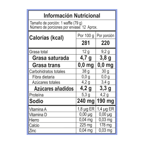 Premezcla Waffles Buñuelo 380g